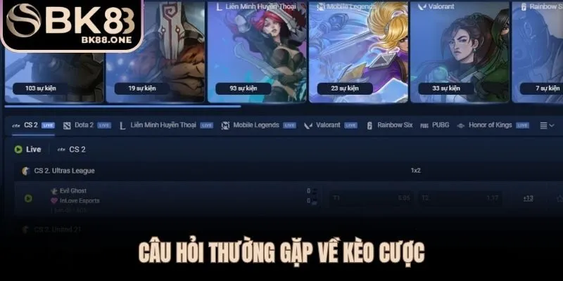 Giải đáp từ cập nhật lịch thi đấu esports đến cách chọn kèo